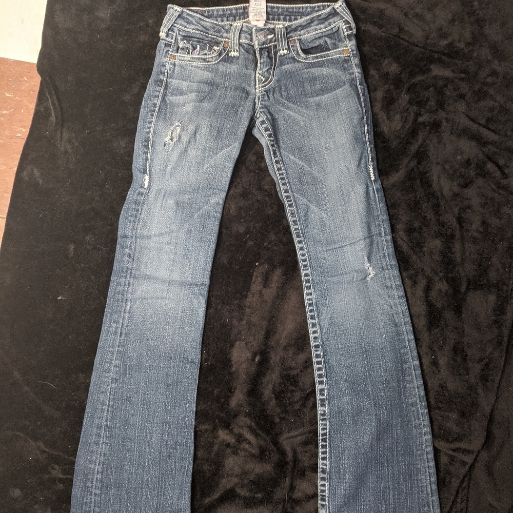 True Religion World Tour Becky Big T jeans.